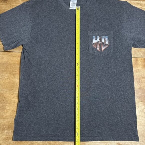 VTG Harley Davidson T-Shirt Size Large Horny Toad Fort Hood Texas - Picture 10 of 14